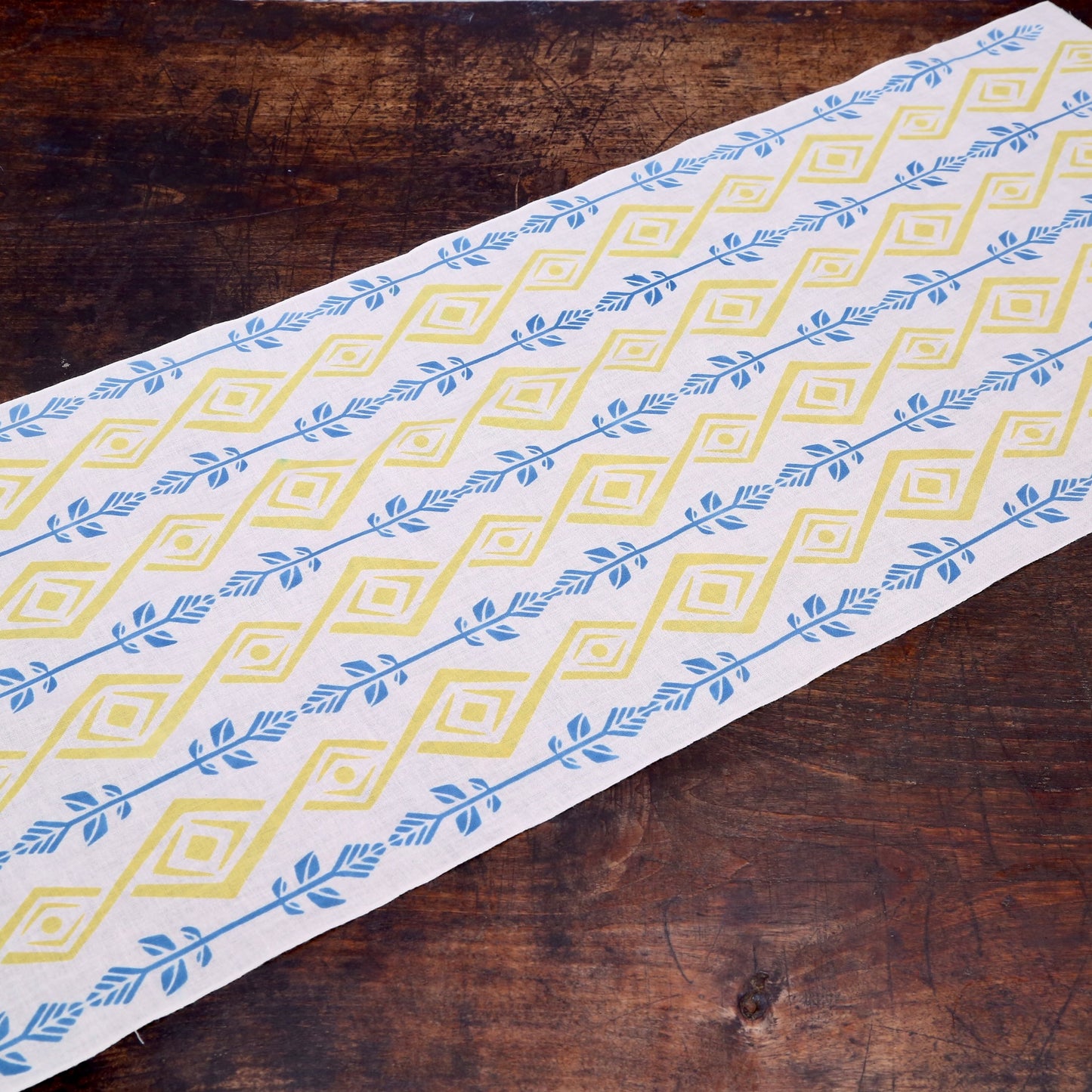 Rose Jumpsuit〈Yellow x Blue〉【New Pattern】