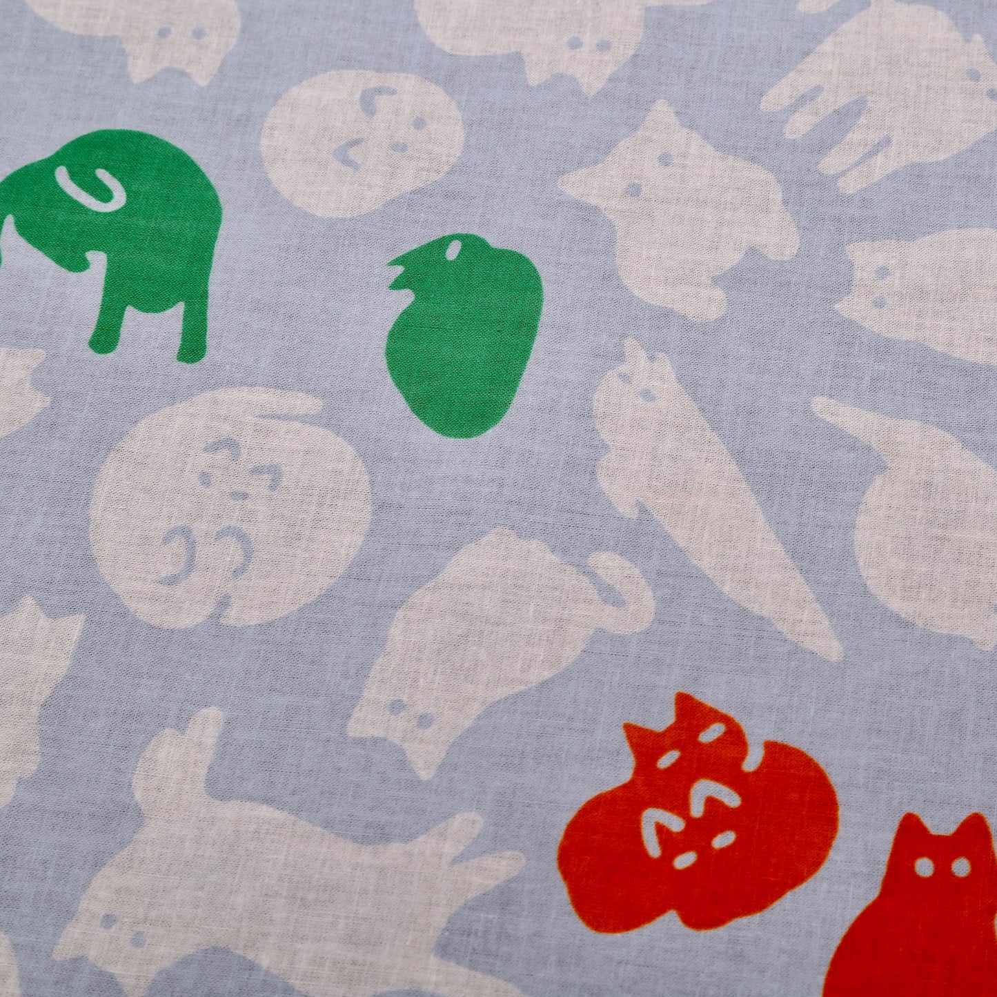 ねこのかたち〈水色地〉