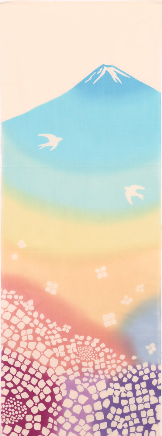 燕と紫陽花