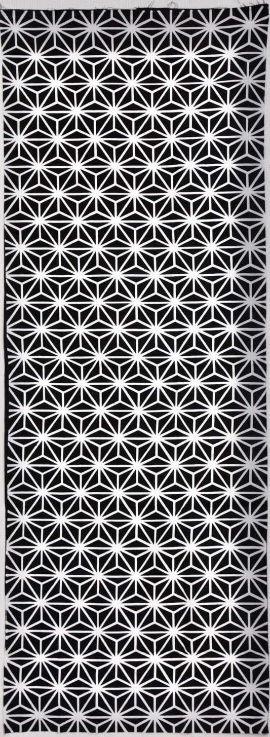 麻の葉〈黒〉Black Line