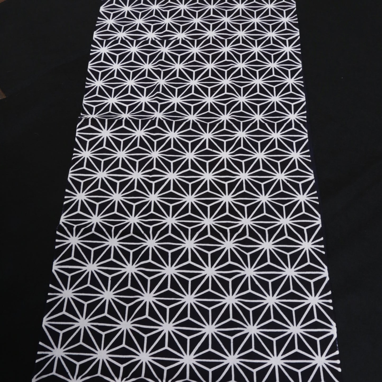麻の葉〈黒〉Black Line