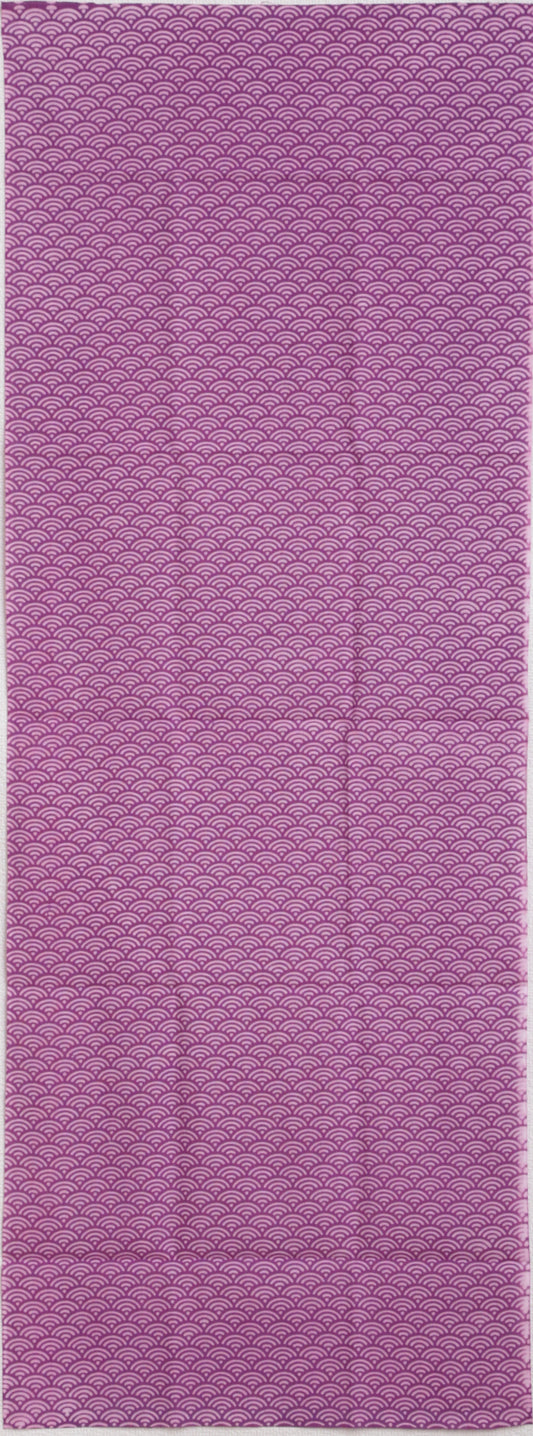 青海波〈紅桔梗(べにききょう:あかむらさき色)〉