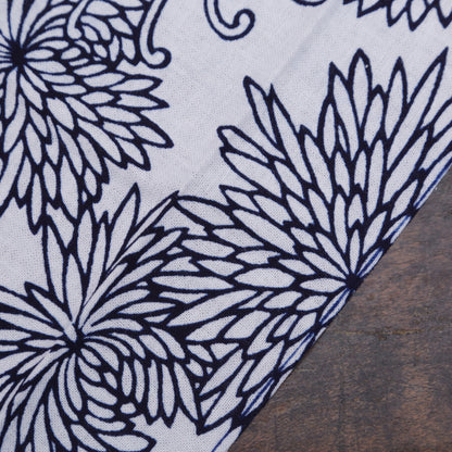 [Tradition] Chrysanthemum Tsunagi ★Indigo dyeing
