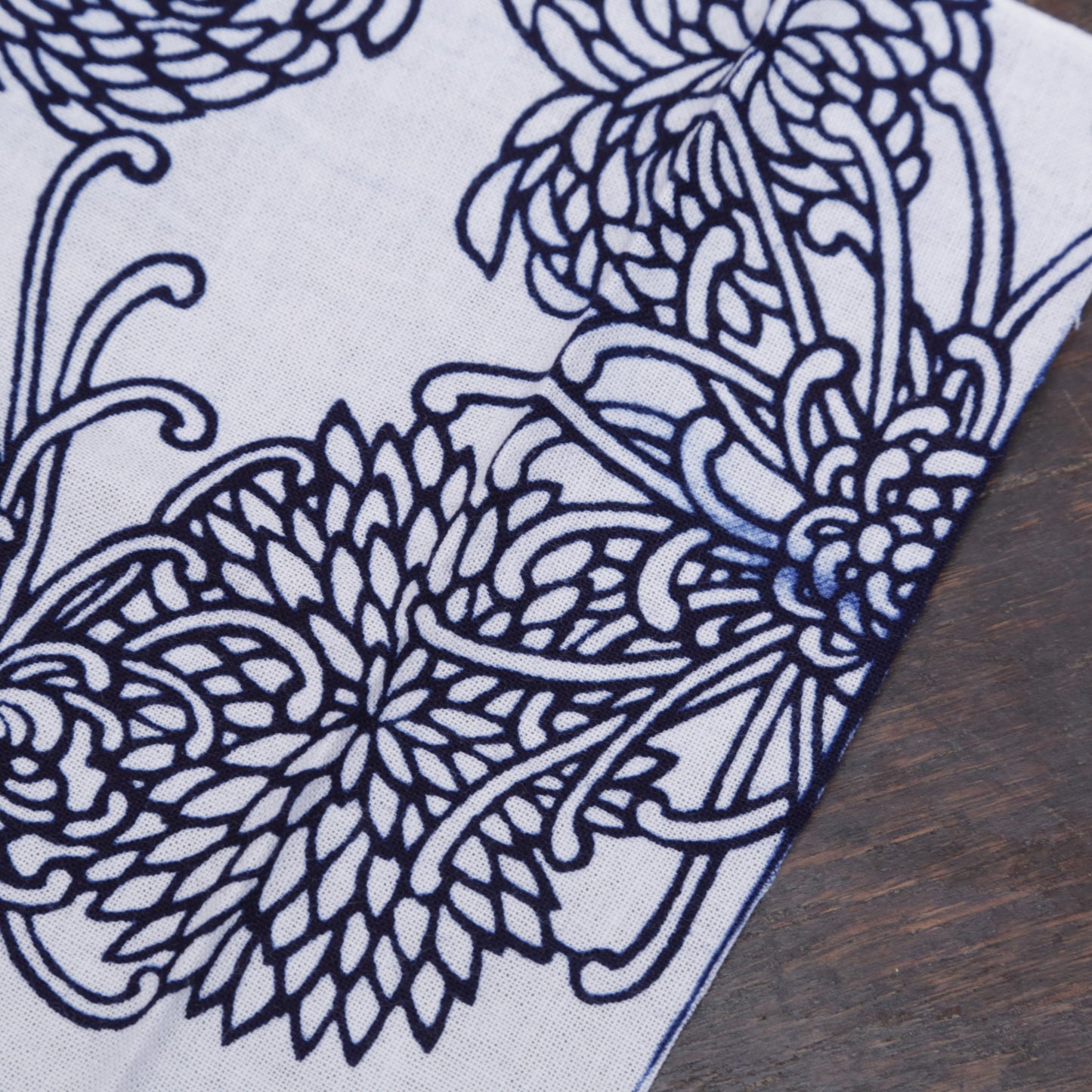 [Tradition] Chrysanthemum Tsunagi ★Indigo dyeing