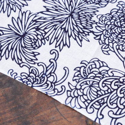 [Tradition] Chrysanthemum Tsunagi ★Indigo dyeing