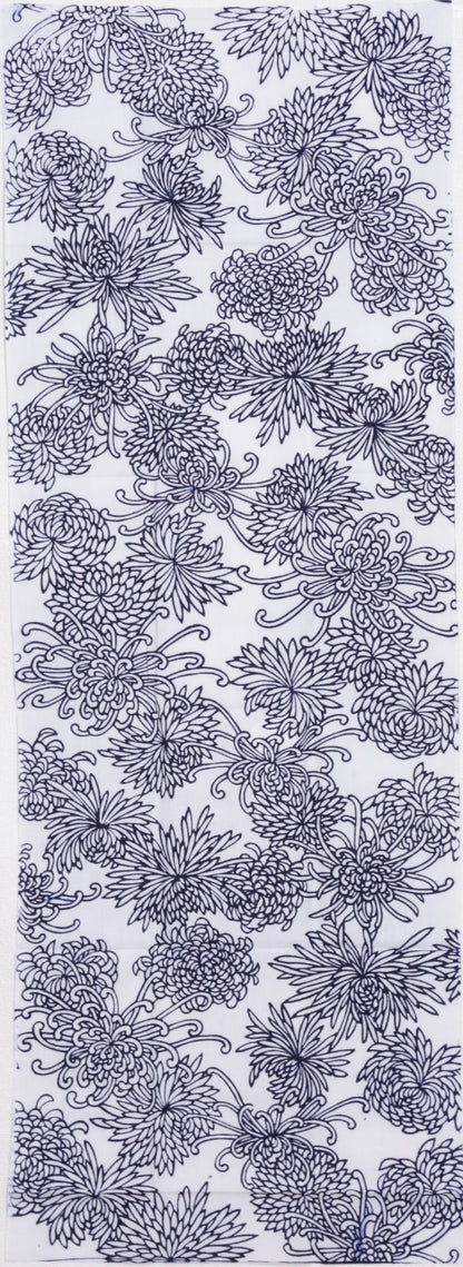 [Tradition] Chrysanthemum Tsunagi ★Indigo dyeing