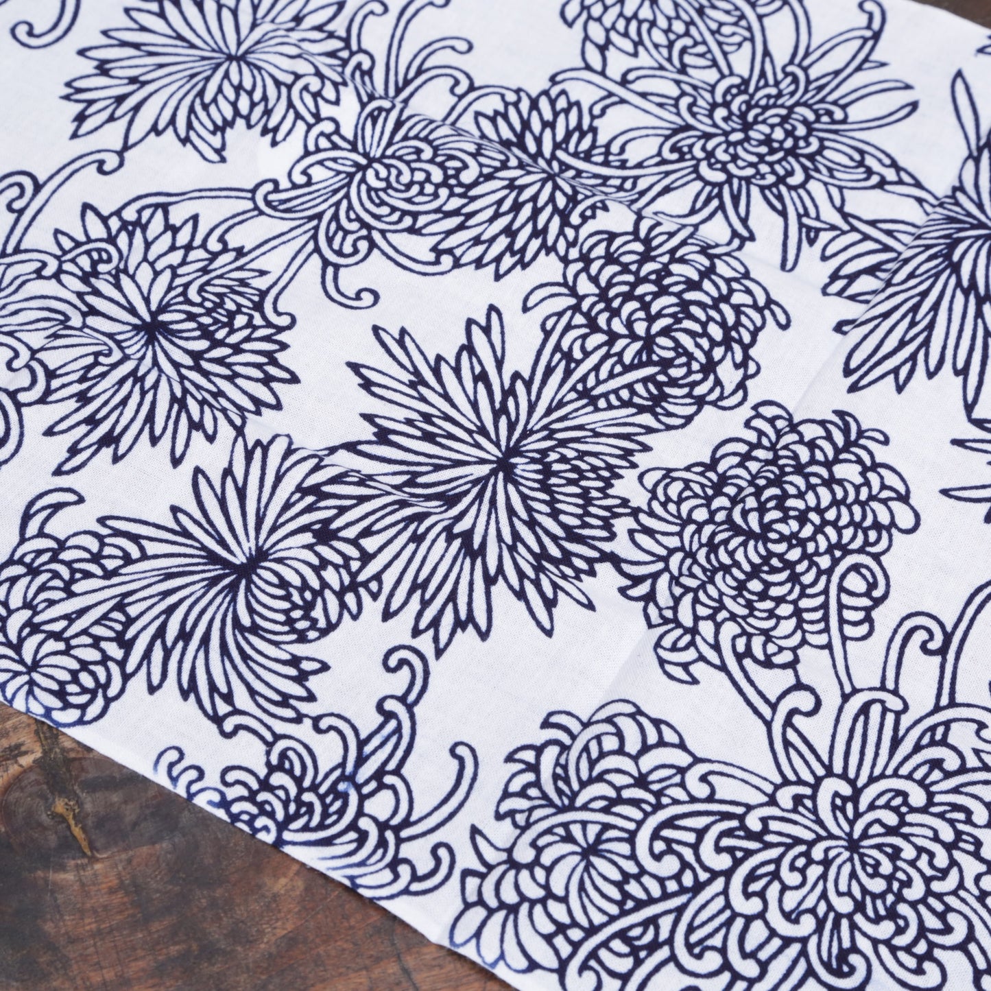 [Tradition] Chrysanthemum Tsunagi ★Indigo dyeing