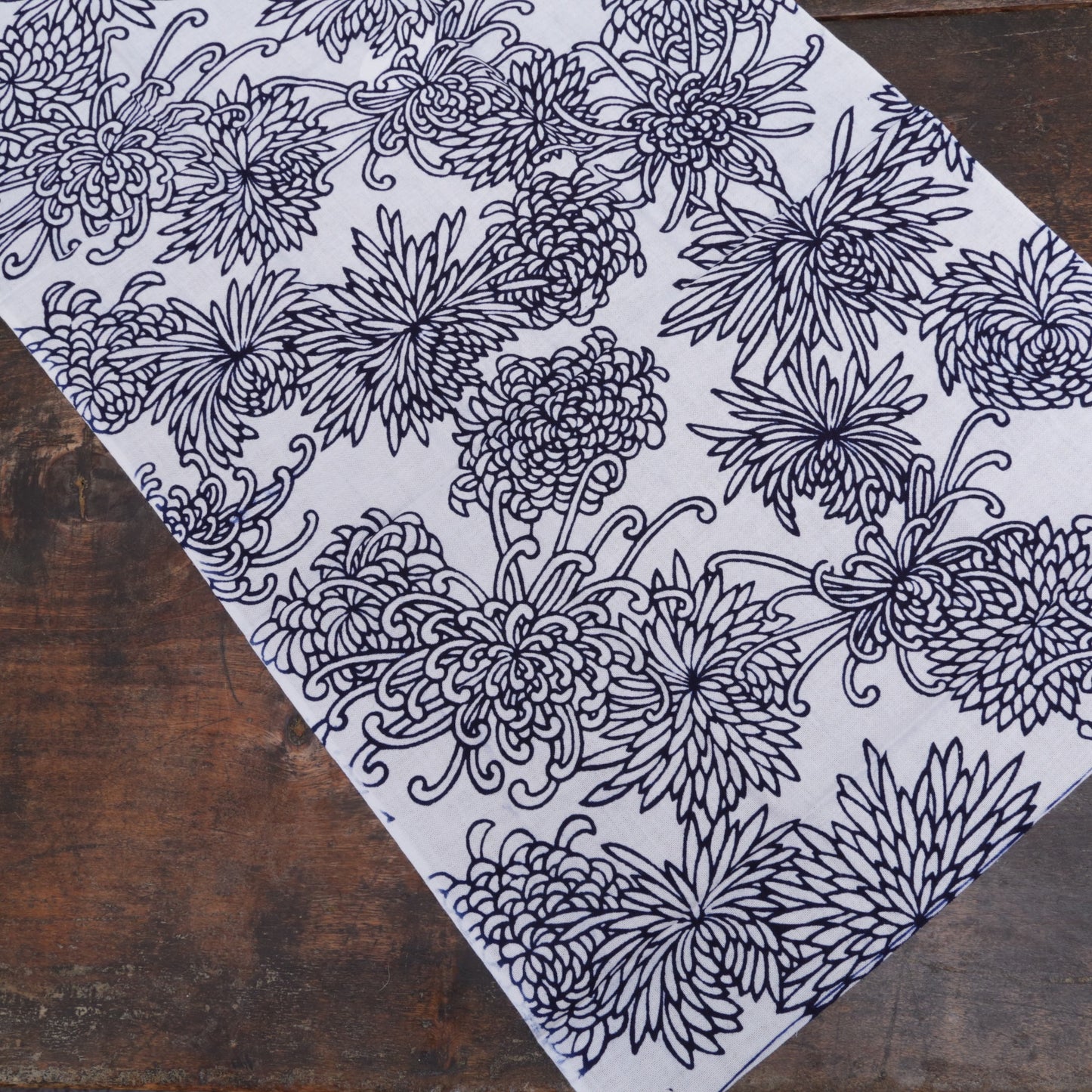 [Tradition] Chrysanthemum Tsunagi ★Indigo dyeing